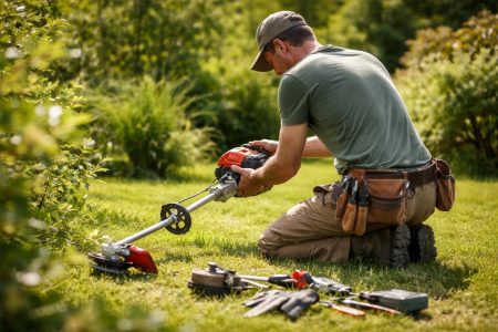 homme-jardinage-debroussailleuse-outils-jardin