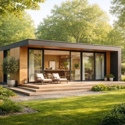 maison-modulaire-verdure-baies-vitrees