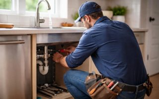 plombier-uniforme-evier-outils-cuisine