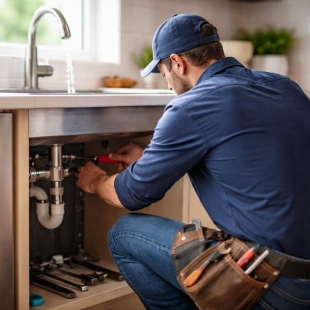 plombier-uniforme-evier-outils-cuisine