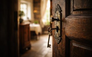 porte-bois-ancienne-cle-serrure