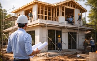 architecte-plans-maison-echafaudages-construction