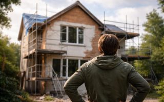 personne-pensive-maison-renovation-echafaudages