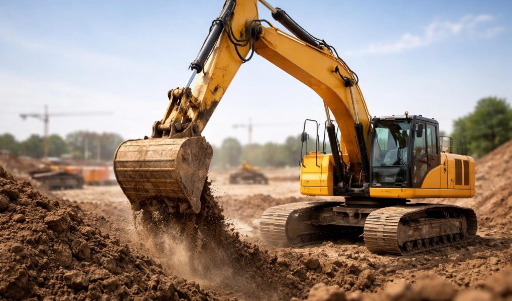 pelleteuse-chantier-terre-ciel-degage