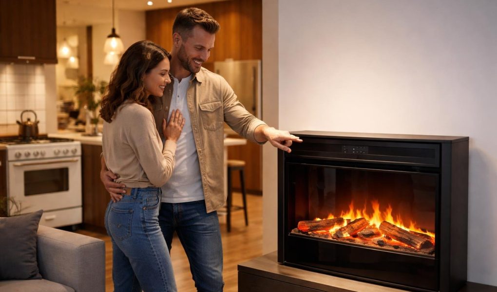 salon-moderne-couple-poele-electrique