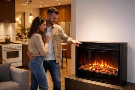 salon-moderne-couple-poele-electrique