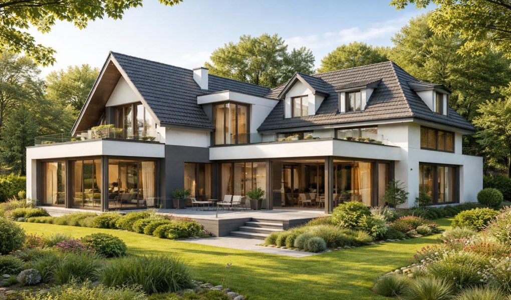 maison-moderne-varietes-toitures-jardin